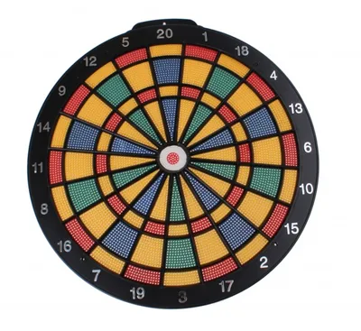 Produktbild von dartscheibe Sicher 40 cm mit 6 Pfeilen