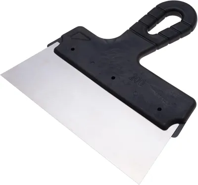 Imagen del producto de Espátula de 200 mm, acero inoxidable, flexible, para trabajos de masilla