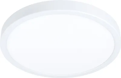 Produktbild von EGLO connect.z Smart-Home LED Bad-Deckenlampe Fueva-Z, Ø 28,5 cm, ZigBee, App und Sprachsteuerung, Lichtfarbe, dimmbar, Alu Aufbauleuchte weiß, IP44