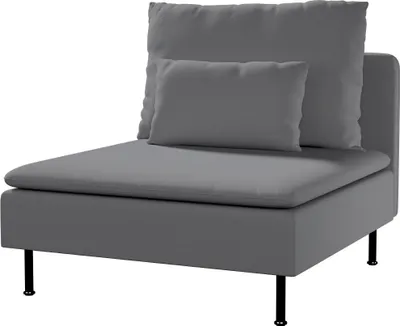 Produktbild von Dekoria Bezug für Söderhamn Sitzelement 1, grau, Bezug für Sitzelement 1