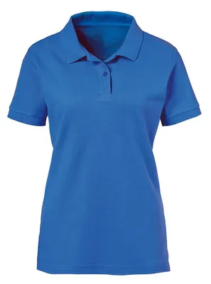 Produktbild von Damen Poloshirt, royal blue, Größe S : S : royal blue : 65% Baumwolle 35% Polyester