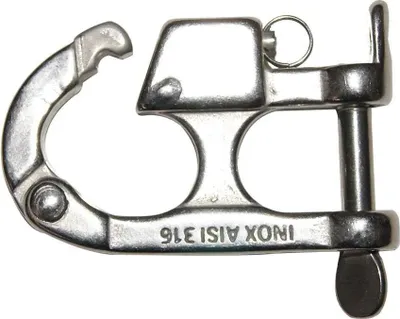 Produktbild von Oem Marine Wasserski-karabiner 1000kg Silber 100 mm Silber 100 mm