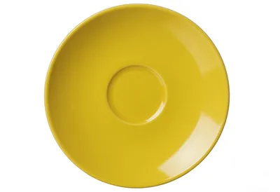 Image de Flirt by R&B 565126 Doppio Soucoupe pour espresso / soucoupe Ø 12 cm, porcelaine, jaune (1 pièce)