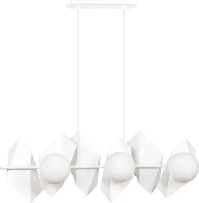 Image de Lustre Emibig 6xE14 40 W DRIFTON 6 BLANC 637/6