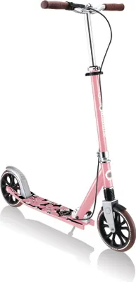 Image de GLOBBER NL 205 Deluxe – Trottinette, 205 mm, roulements ABEC 9, frein à main, hauteur réglable, suspension avant, mécanisme pliable, rose