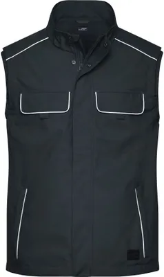 Produktbild von Workwear Softshell Light Vest - SOLID - carbon, Gr. 3XL