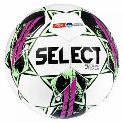 Image de Select - Ballon de football « Futsal Attack FOGO Ekstraklasa » PP4046 (taille unique) (blanc/noir)