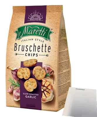 Produktbild von Maretti Bruschette Knoblauch (150g Beutel) + usy Block
