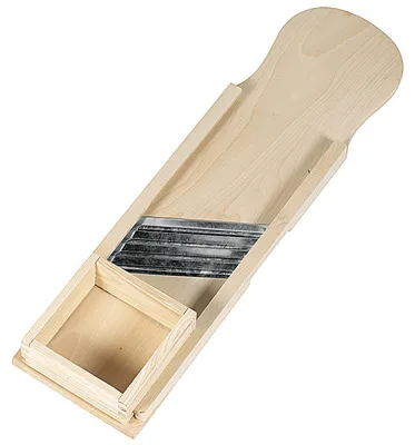 Produktbild von Nik. Schmitt & Sohn 10009 Kraut- & Gurkenhobel 65x24cm, natur/silber