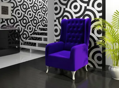 Zdjęcie produktu dla Fotel Z Podgłowiem Chesterfield – Dowolny Wybór Koloru, Ażurowy Ażur – Krystaly, Nowa Sofa