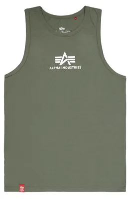 Zdjęcie produktu dla Tank top męski Alpha Industries z logo, model Basic Mid
