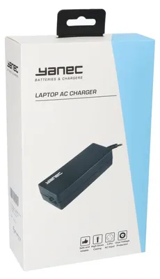 Zdjęcie produktu dla YANEC YNA36, Laptop, Uniwersalne, 90 W, 20 V, AC na DC, 4,5 A