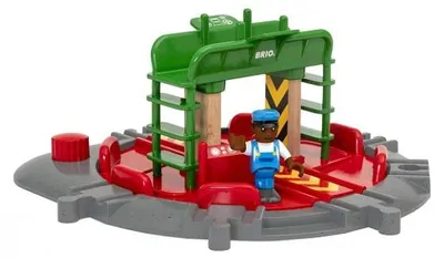Image de Plaque tournante et personnage - brio world - 33476 - accessoire circuit train