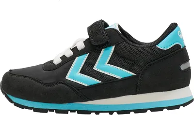 Produktbild von Hummel Reflex JR Kinderschuhe Sneaker schwarz/blau 210071-2001, Schuhgröße:31 EU