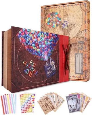 Produktbild von Famanu Scrapbooking Album DIY Fotoalbum Gästebuch - Erinnerungsalbum Geburtstag Geschenk