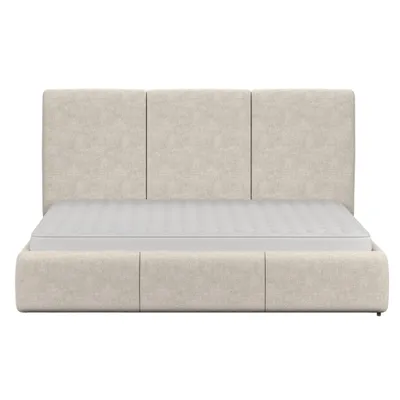 Produktbild von Alia Polsterbett Bett 160×200 cm, ohne Matratze, Stoffbezug, beige Perfect Harmony 02