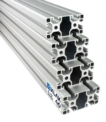 Produktbild von KLAK 40/80 - Aluprofil 4 Stück 40x80mm 2m System-, Montage-, Konstruktionsprofil Nut 8