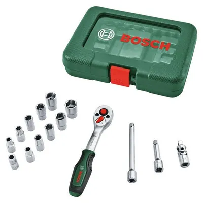 Produktbild von Handwerkzeuge 1/4-Ratschen-Set 15-tlg.