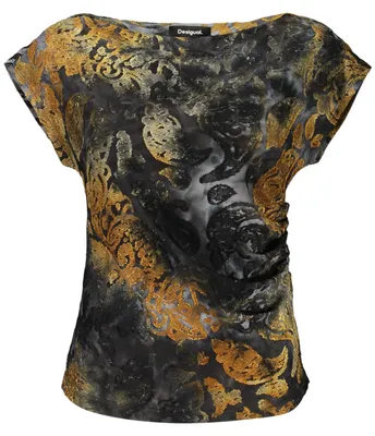 Imagen del producto de Camiseta Sin Mangas Azul Para Mujer De Desigual