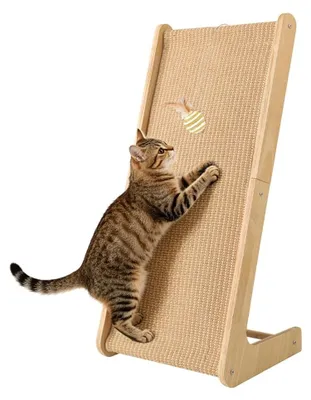 Image de Grande planche en forme de L en sisal pour chats