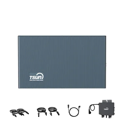 Produktbild von TSUN SolarCan DCU2000Lite Balkonkraftwerk Speicher mit 800W Mikrowechselrichter, 314-Ah-Industriezellen, Maximaler PV-Eingang 2400W, Dual MPPT, 0% VAT
