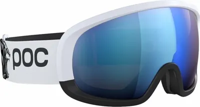 Productafbeelding van POC Fovea Mid Race M. Odermatt Ed. Ski-bril, kleur: Wit/Zwart/Blauw, intensiteit: Hoog, weersomstandigheden: Gedeeltelijk zonnig