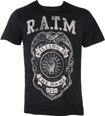 Produktbild von Amplified - "Killing In The Name" T-Shirt für Herren/Damen Uni GD294 (L) (Anthrazit)
