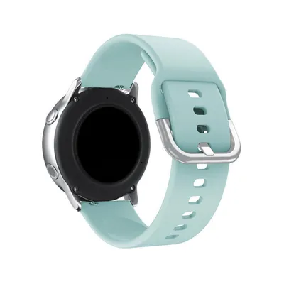 Zdjęcie produktu dla Silicone Strap TYS opaska do smartwatcha zegarka uniwersalna 22mm turkusowy