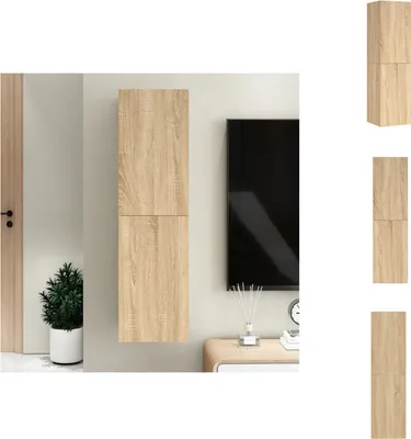 Immagine prodotto di mobile TV vidaXL rovere Sonoma 30,5x30x110 cm materiale a base di legno - Mobili TV