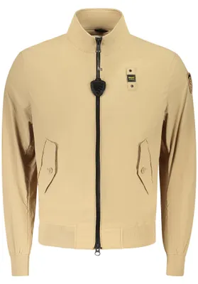 Produktbild von Beige Herrenjacke mit Reißverschluss, Regular Fit, viele Taschen
