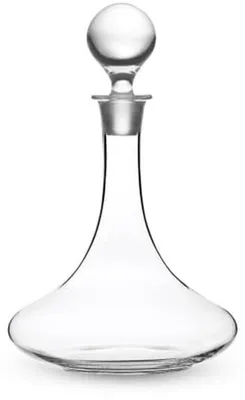 Produktbild von Kristallkaraffe 18,5 x 18,5 x 21,2 cm transparent - Für Wasser, Wein und Getränke