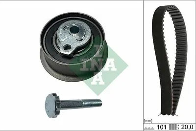 Produktbild von INA 530 0839 10 Zahnriemensatz für HYUNDAI i10 (PA)