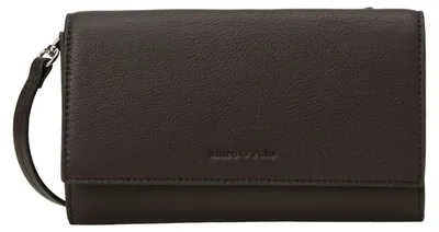 Productafbeelding van Marc O'Polo Leer schoudertas Juja 2 in 1 Crossbody Bag Burnt Coffee donkerbruin