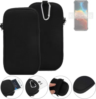 Produktbild von K-S-Trade Neopren-Hülle Handyhülle kompatibel mit Blackview BV9600 Schutzhülle Neoprenhülle Sleeve Schutz-Hülle Gürtel Tasche Case Holster