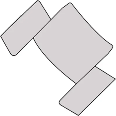 Produktbild von Minott | 1x Glied Edelstahl Bandglied silberfarben Ersatzglied | 24317