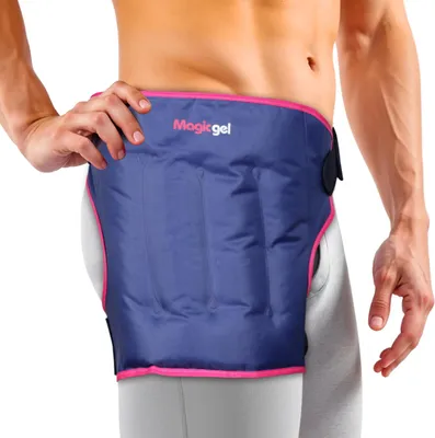Productafbeelding van Magic Gel Extra Groot Koelpack voor de Heup – Herbruikbaar koelpack voor heupbursitis, heupoperaties en pijn bij het buigen van de heup. Koelkompres voor de heup