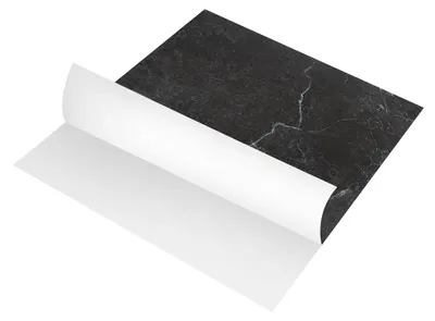 Produktbild von Ikodm Vinyl Bodenfliesen 1 m² Selbstklebend Marmor Schwarz 11 Stück Marmor Nachbildung Fliesen Design Bodenbelag gefühlsecht