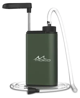 Produktbild von Wasserfilter Outdoor Tragbar Camping Trinkwasser Wandern Reise Schwarz Armee Grün 0,01 Mikrometer