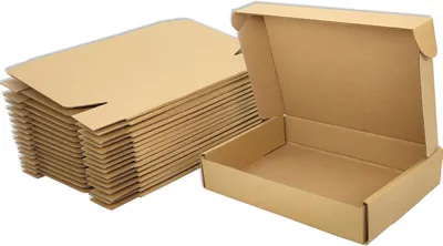 Obrázok produktu pre Malé Poštové Krabice 200x140x40mm, Hnedý Kartón, Sada 25, na Balenie a Odesielanie