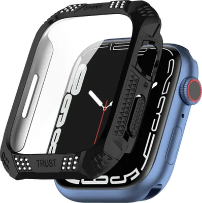 Obrázok produktu pre INF Apple Watch 7 41 mm puzdro PC/tvrdené sklo čierne čierna