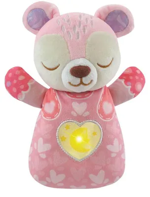 Produktbild von VTech Baby Dromenland Beertje roze, Mit Ton, Batterien erforderlich, AAA, Plüsch, Rose