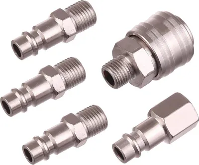 Produktbild von Schnellkupplungssatz 1 Stk. Stecker 4 Stk. Pneumatikwerkzeuge Kompressor