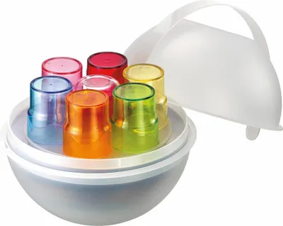 Produktbild von Guzzini HAPPY HOUR PIC BOLL Picknick Set 6 Pers. Assorted c.