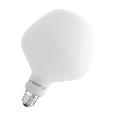 Immagine prodotto di OSRAM Vintage 1906 Big Apple è una lampada LED dimmerabile con filamento a forma di mela. Offre 7,3 W per 806 lm, attacco E27, vetro smerigliato, diametro 135 mm, resa cromatica CRI 80, 2700 K, EEK E.