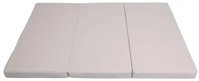 Obrázek produktu pro Skládací gymnastická matrace SatellitePolyuretan150x100x8 cm - třídílná béžová