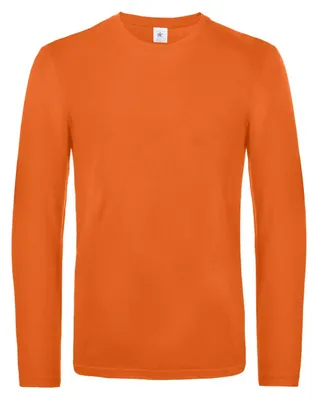 Produktbild von B&C - "#E190" T-Shirt für Herren Langärmlig FK2970 (XL) (Orange)