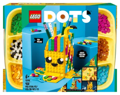 Zdjęcie produktu dla LEGO DOTS Uroczy banan — pojemnik na długopisy, Zestaw do budowania, 6 lat(a), Plastik, 0 szt., 378 g