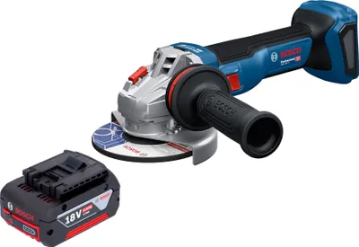 Image de Bosch GWS 18V-11 Professional Meuleuse angulaire sans fil 18 V 125 mm + 1x batterie 4,0 Ah - sans chargeur