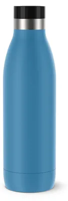 Produktbild von emsa Isolier-Trinkflasche BLUDROP 0,7 Liter aqua-blue aus Edelstahl