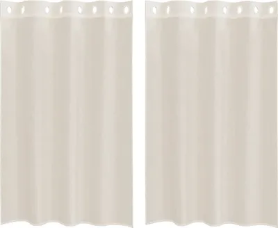 Obrázek produktu pro Voálové závěsy s průchodkami 2 ks krémové 140x175 cm